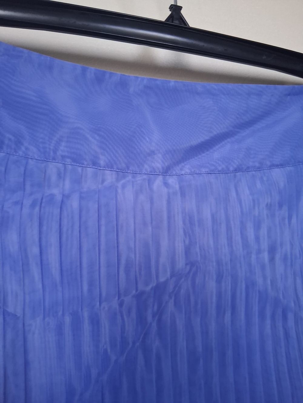Emily McCarthy Pleated Pleated Skirt in Periwinkle Blue